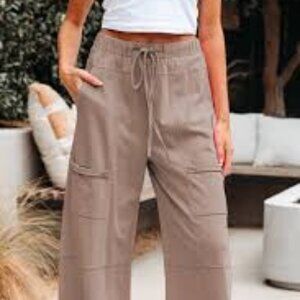 NWT: Easel Mineral Wash Wide Leg Pants
